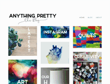 Tablet Screenshot of anythingpretty.com